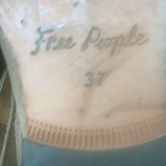 FREE PEOPLE SUNBELT DISTRESSED SUEDE BELTED BOOTIES - Picture 3 of 5